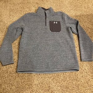 Mens Under Armour Half Zip Pull Over